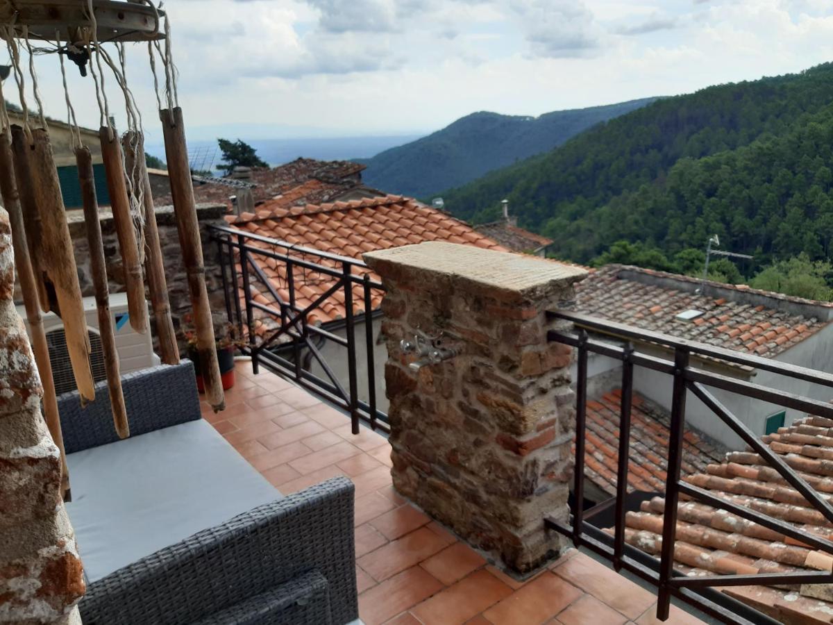 Attic With Balcony At Del Capo Agroturismo Capannori